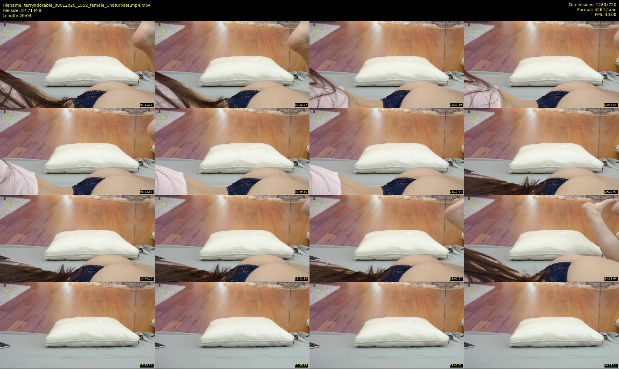 terryadorable — 21 minute Chaturbate female cam show recording, 720p, Jan 8, 2020