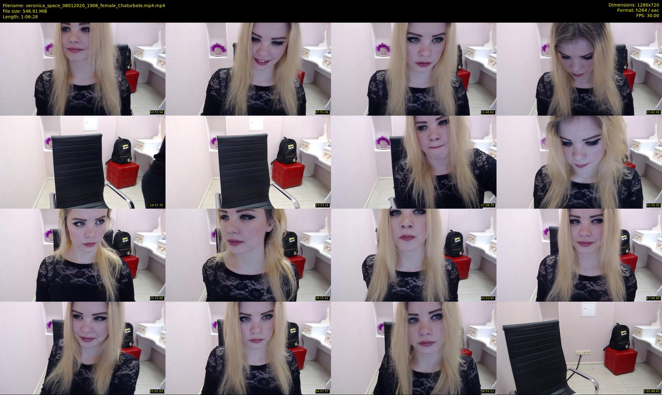 veronica_space — 67 minute Chaturbate female cam show recording, 720p, Jan 8, 2020