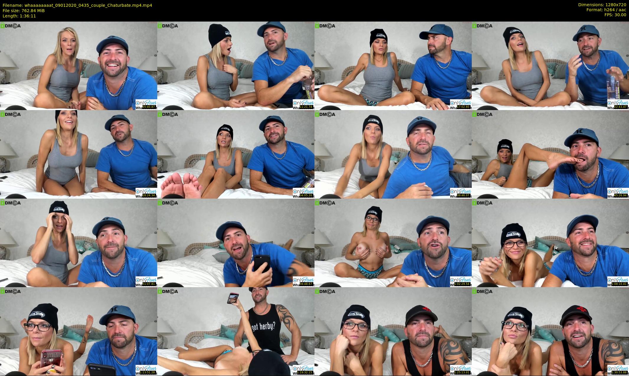 whaaaaaaaat — 97 minute Chaturbate couple cam show recording, 720p, Jan 9, 2020