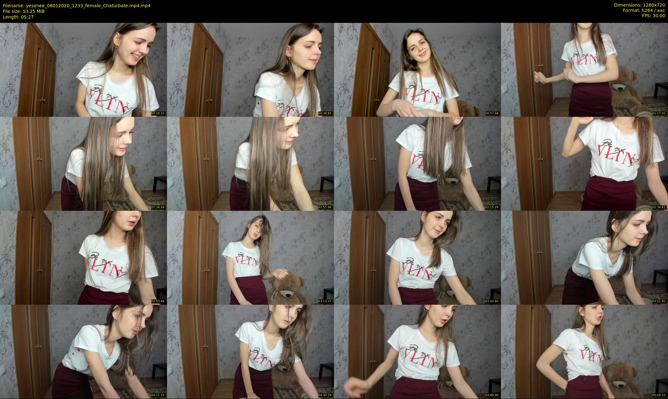 yesonee — 6 minute Chaturbate female cam show recording, 720p, Jan 8, 2020
