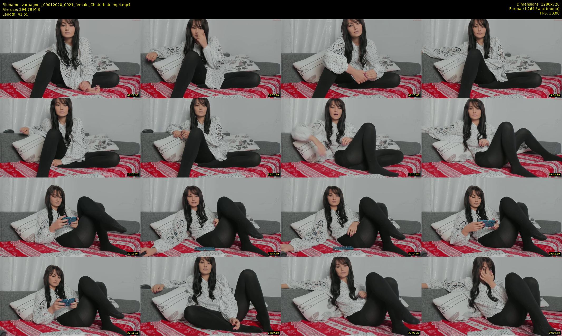 zaraagnes — 42 minute Chaturbate female cam show recording, 720p, Jan 9, 2020