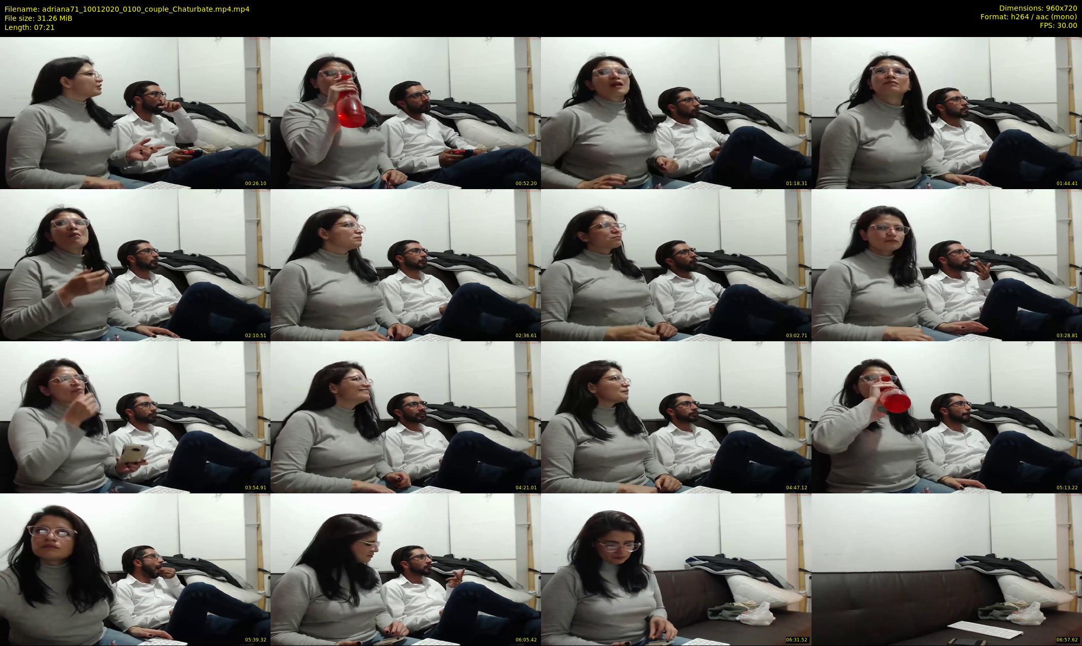adriana71 — 8 minute Chaturbate couple cam show recording, 720p, Jan 10, 2020