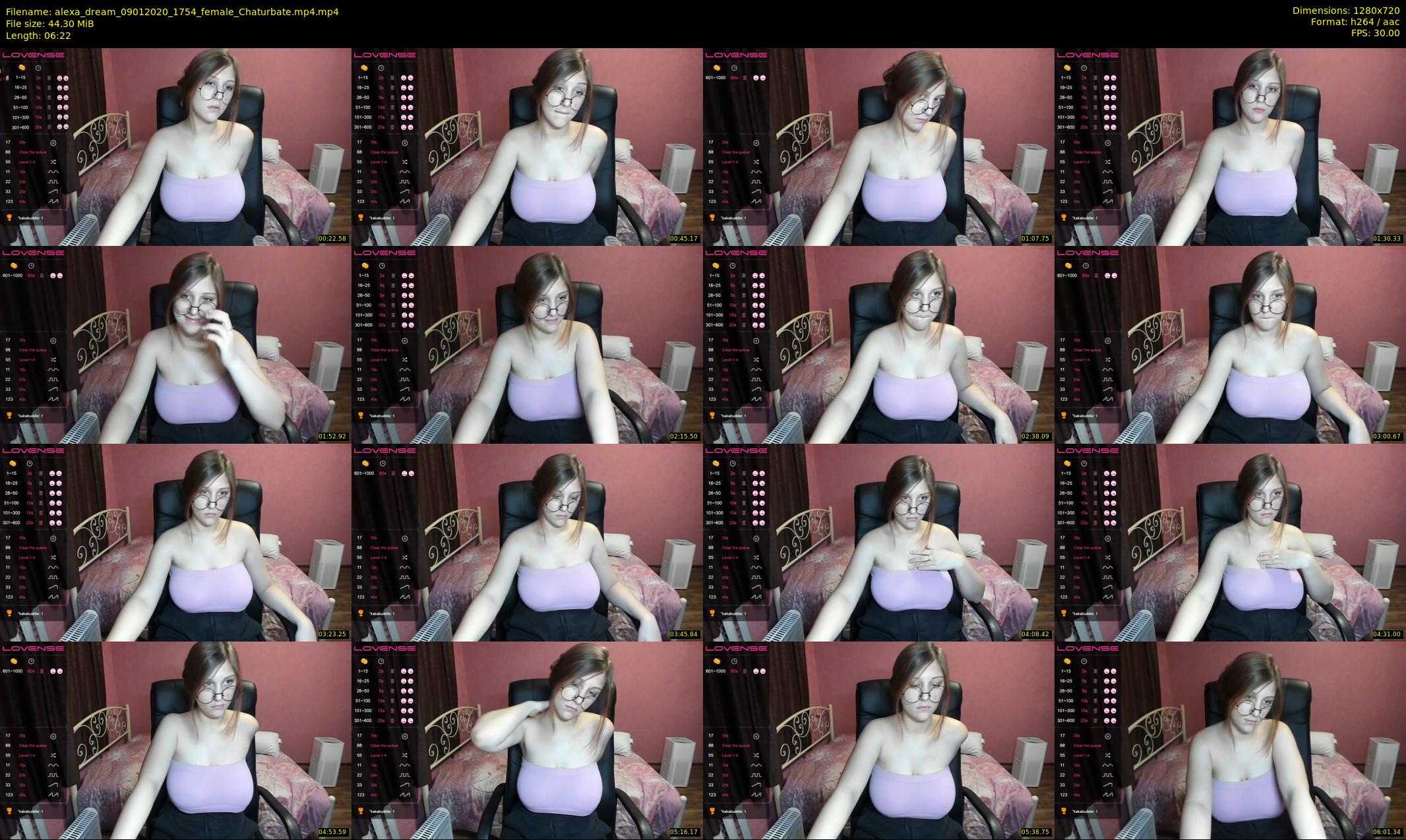 alexa_dream — 7 minute Chaturbate female cam show recording, 720p, Jan 9, 2020