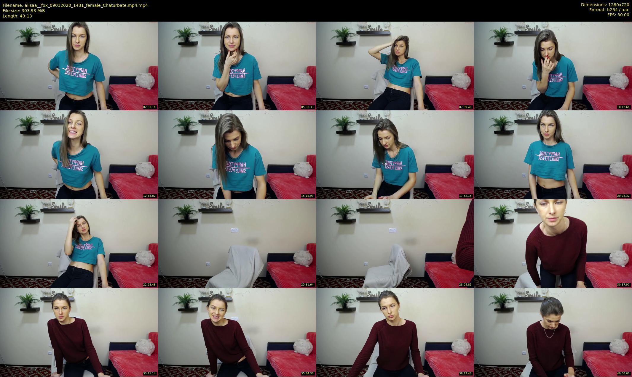 alisaa__fox — 44 minute Chaturbate female cam show recording, 720p, Jan 9, 2020