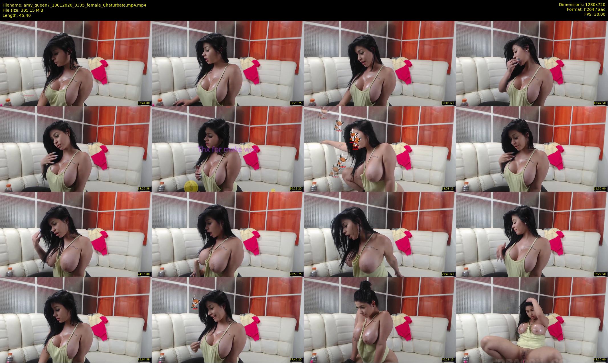 amy_queen7 — 46 minute Chaturbate female cam show recording, 720p, Jan 10, 2020