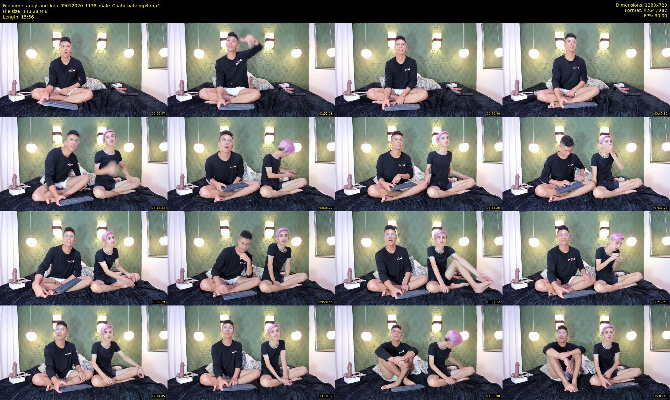 andy_and_ken — 16 minute Chaturbate male cam show recording, 720p, Jan 9, 2020
