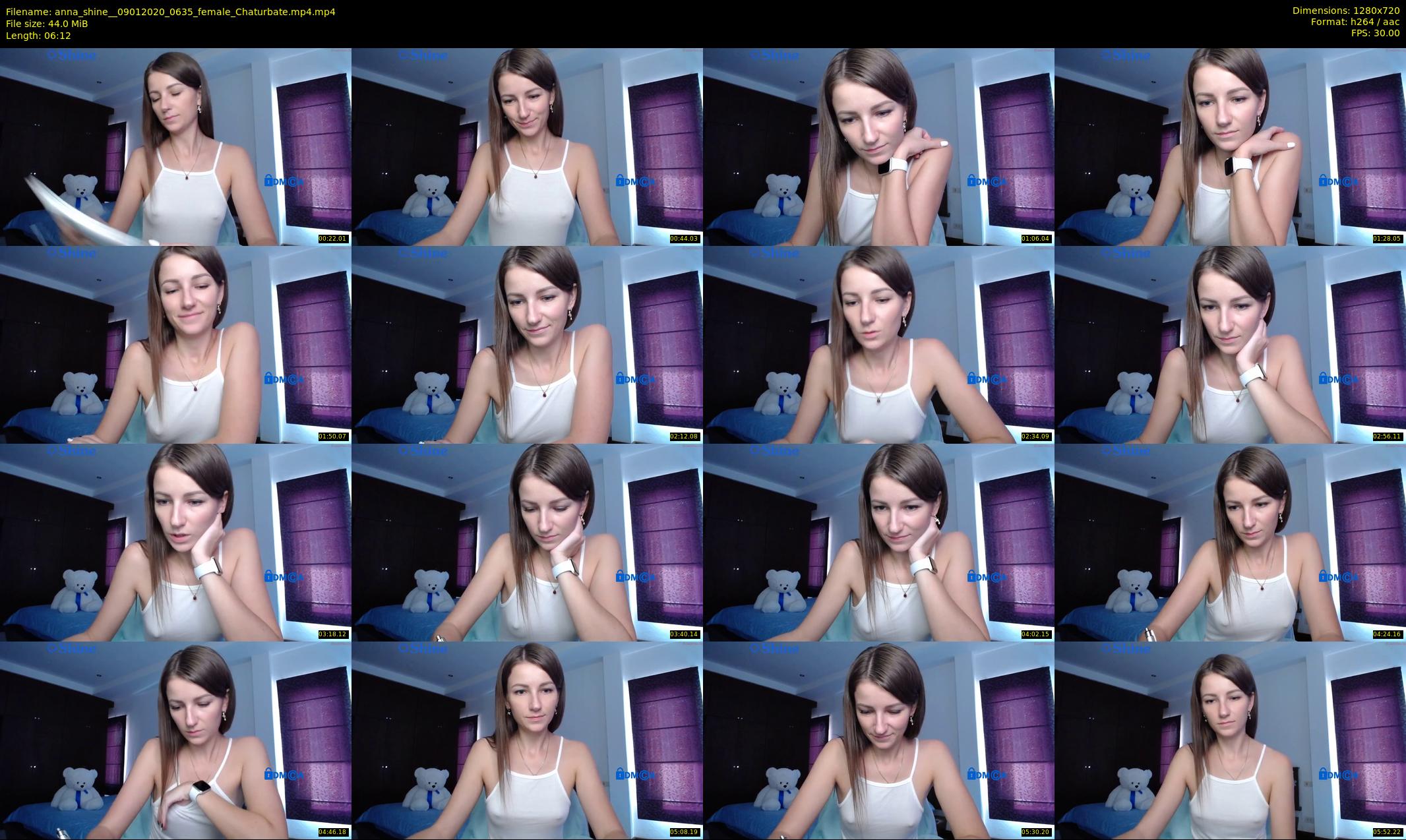 anna_shine_ — 7 minute Chaturbate female cam show recording, 720p, Jan 9, 2020