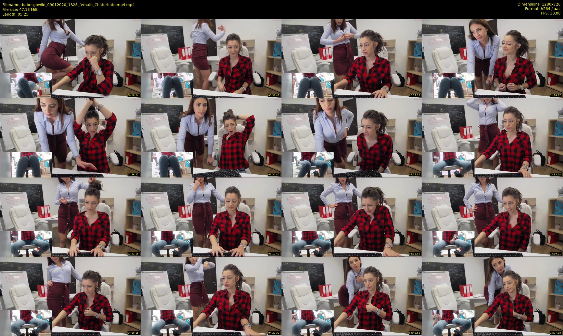 babesgowild — 6 minute Chaturbate couple cam show recording, 720p, Jan 9, 2020