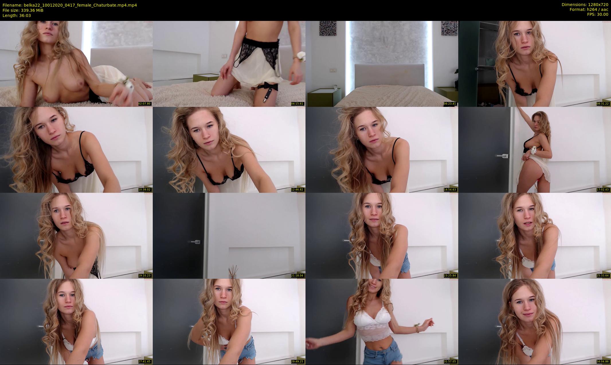 belka22 — 37 minute Chaturbate female cam show recording, 720p, Jan 10, 2020
