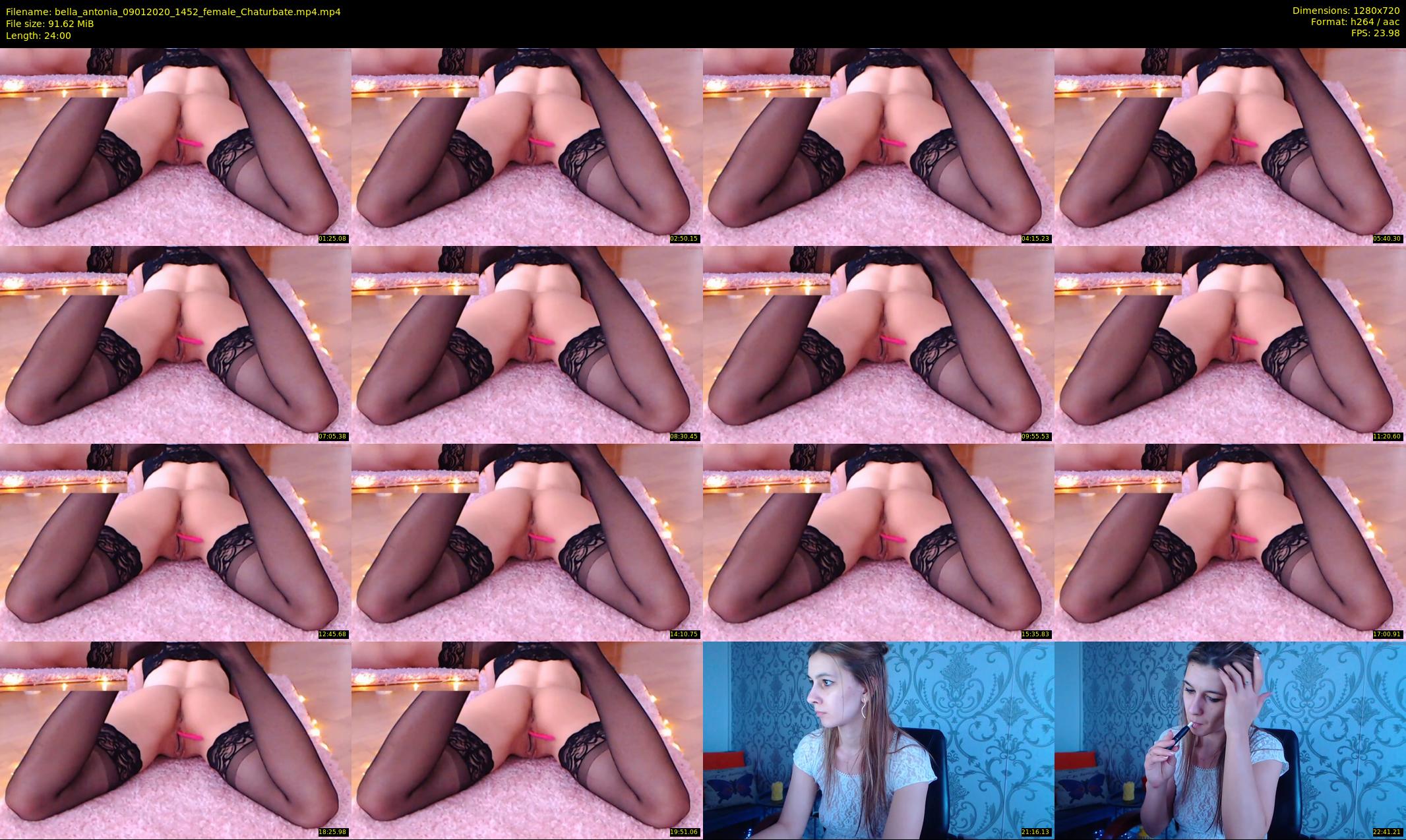 bella_antonia — 24 minute Chaturbate female cam show recording, 720p, Jan 9, 2020