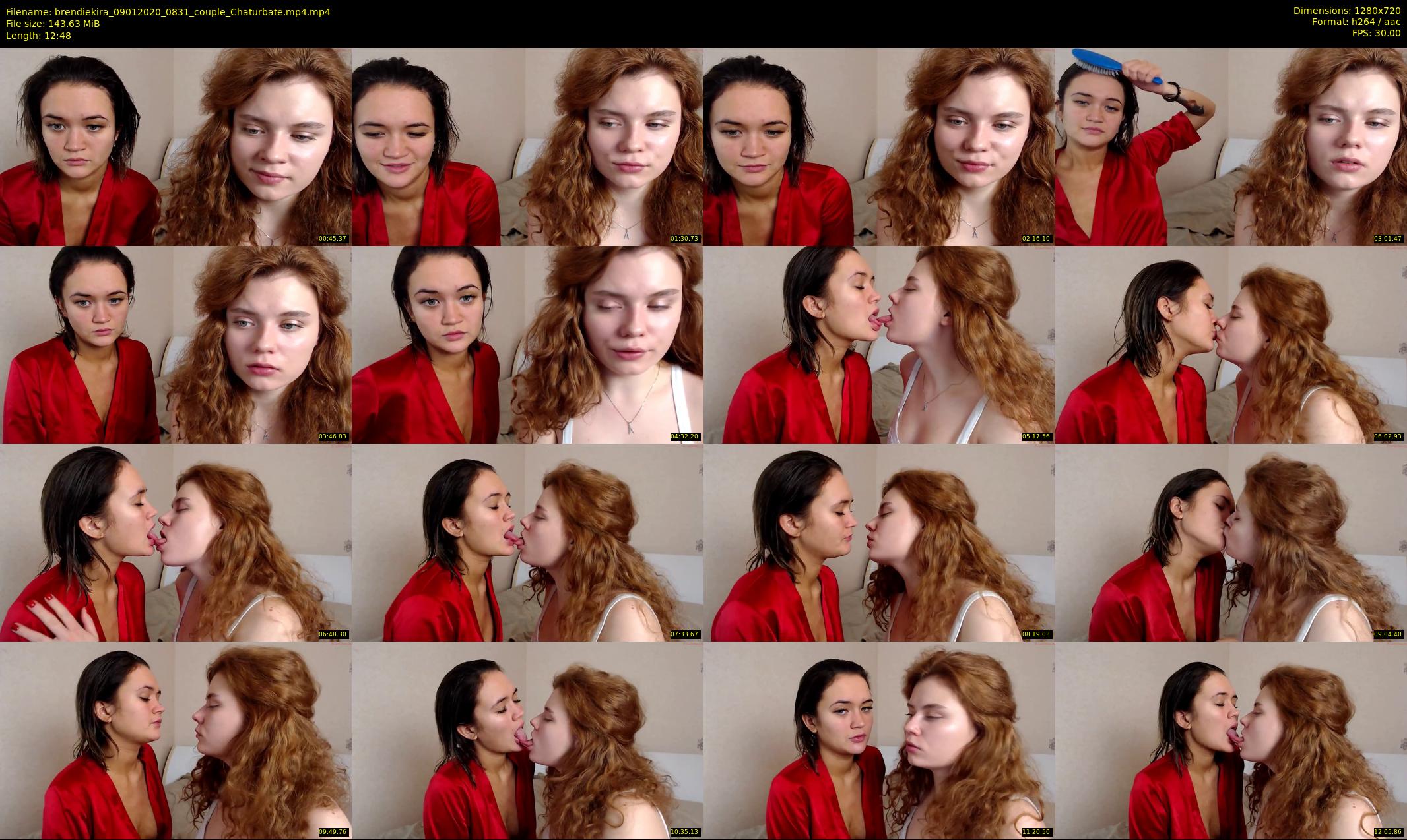 brendiekira — 13 minute Chaturbate couple cam show recording, 720p, Jan 9, 2020