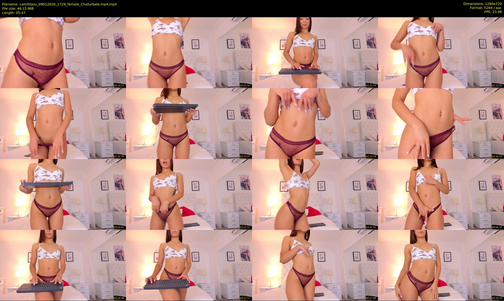 camilitasu — 6 minute Chaturbate female cam show recording, 720p, Jan 9, 2020
