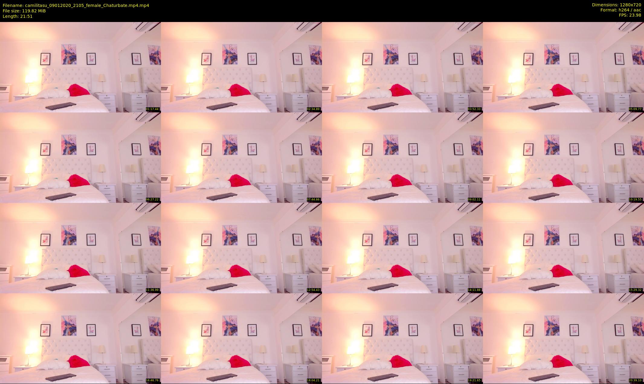 camilitasu — 22 minute Chaturbate female cam show recording, 720p, Jan 9, 2020