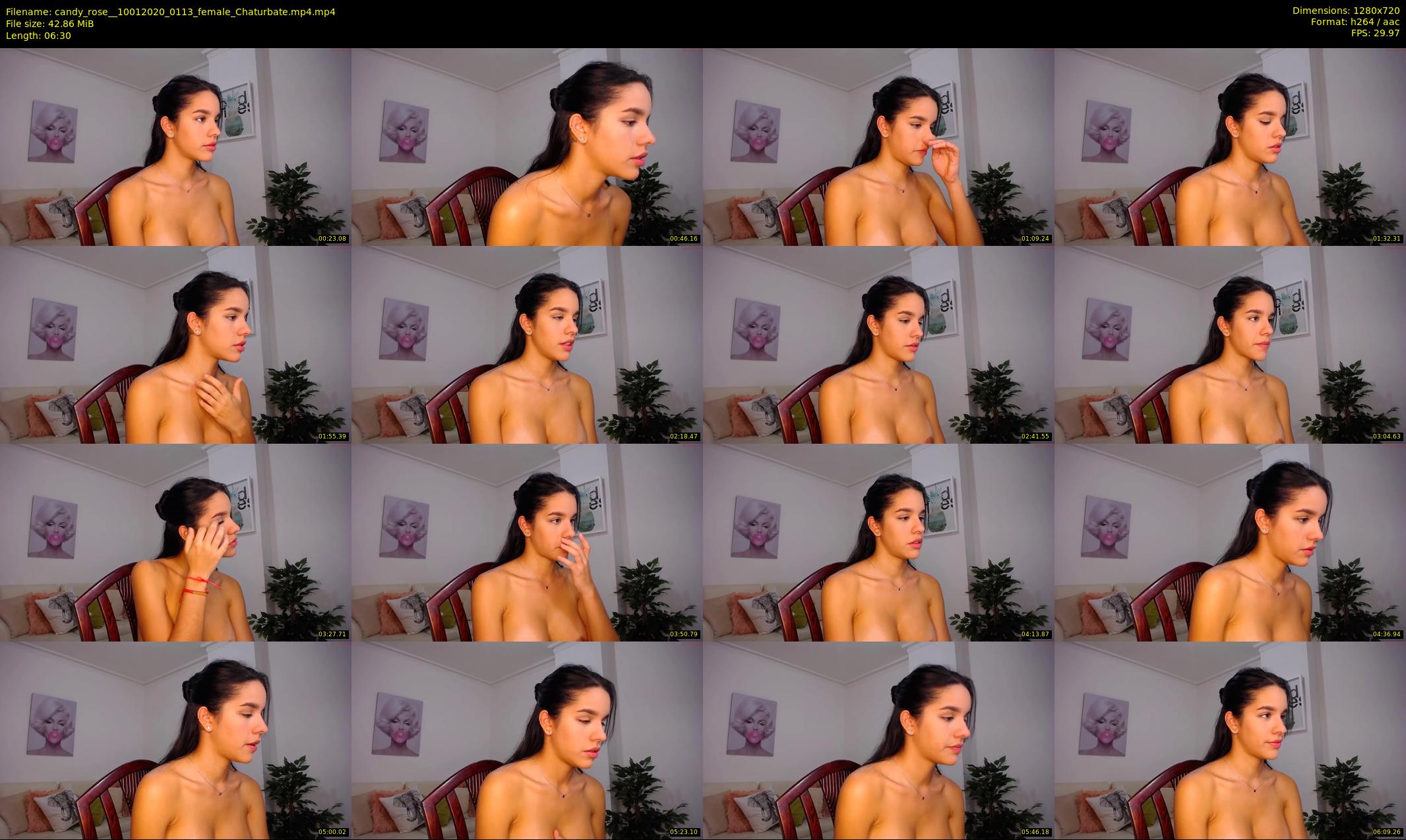 candy_rose_ — 7 minute Chaturbate female cam show recording, 720p, Jan 10, 2020