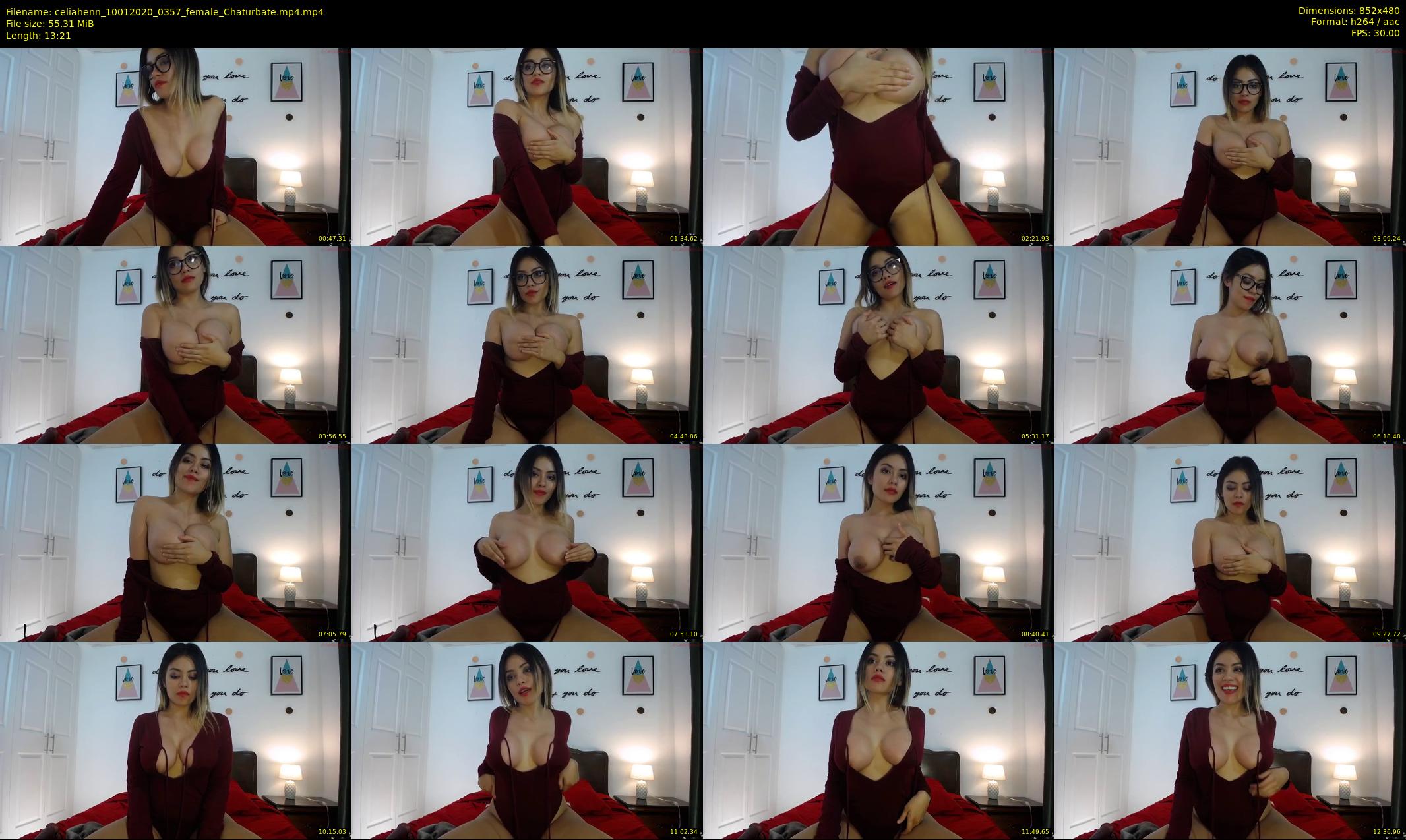 celiahenn — 14 minute Chaturbate female cam show recording, 480p, Jan 10, 2020
