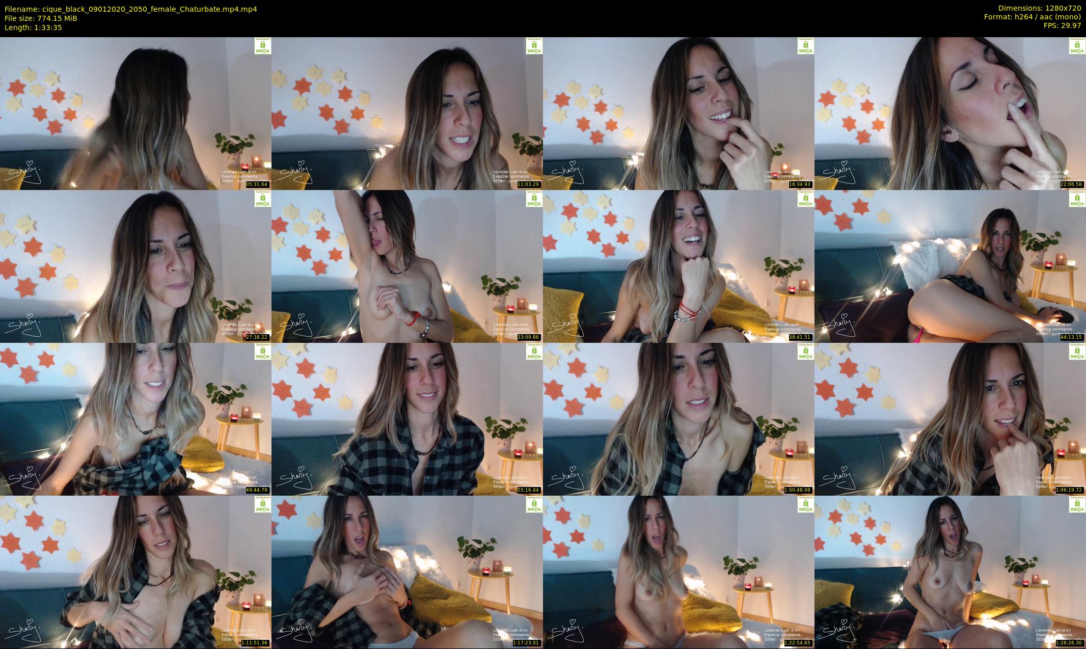 cique_black — 94 minute Chaturbate female cam show recording, 720p, Jan 9, 2020