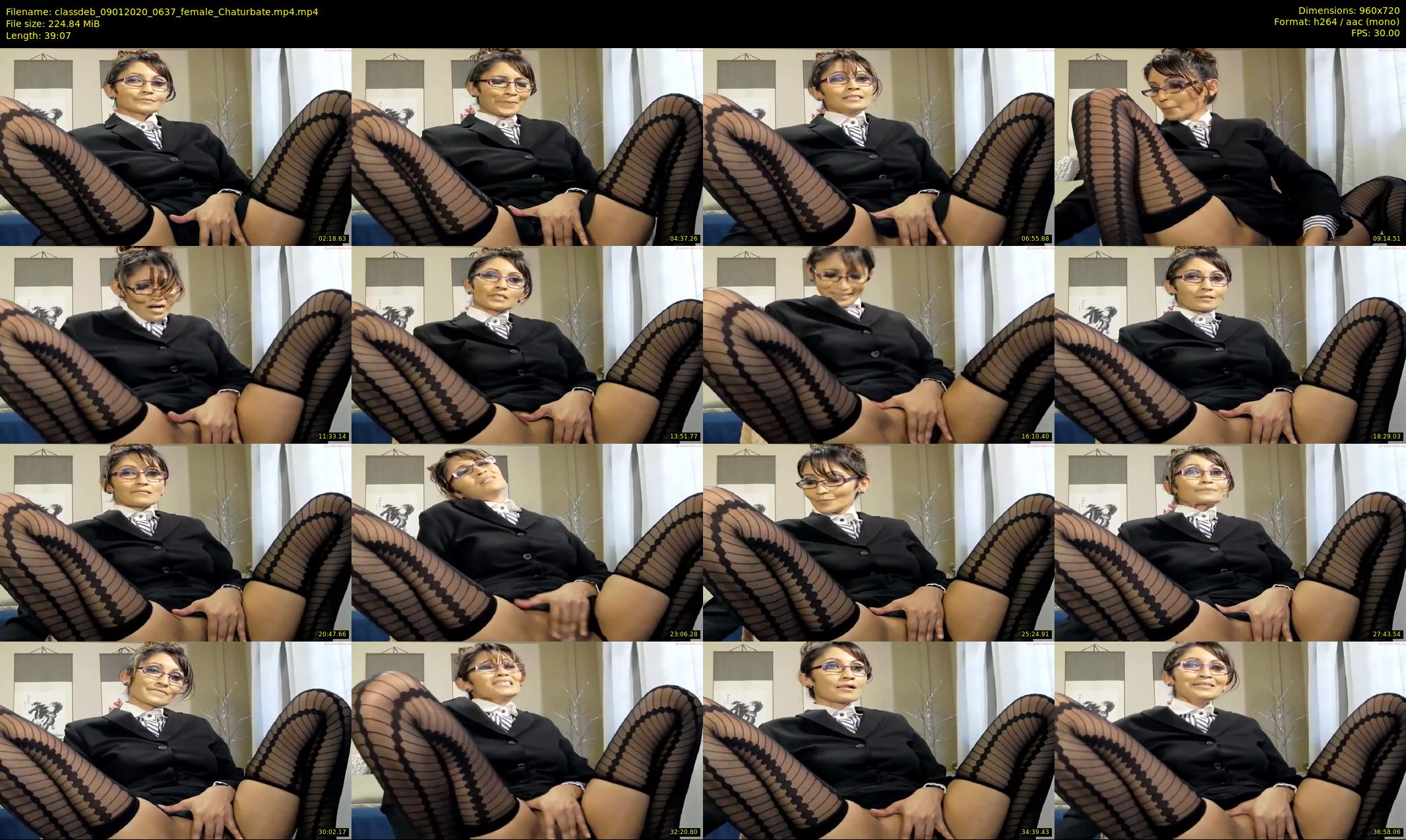 classdeb — 40 minute Chaturbate female cam show recording, 720p, Jan 9, 2020