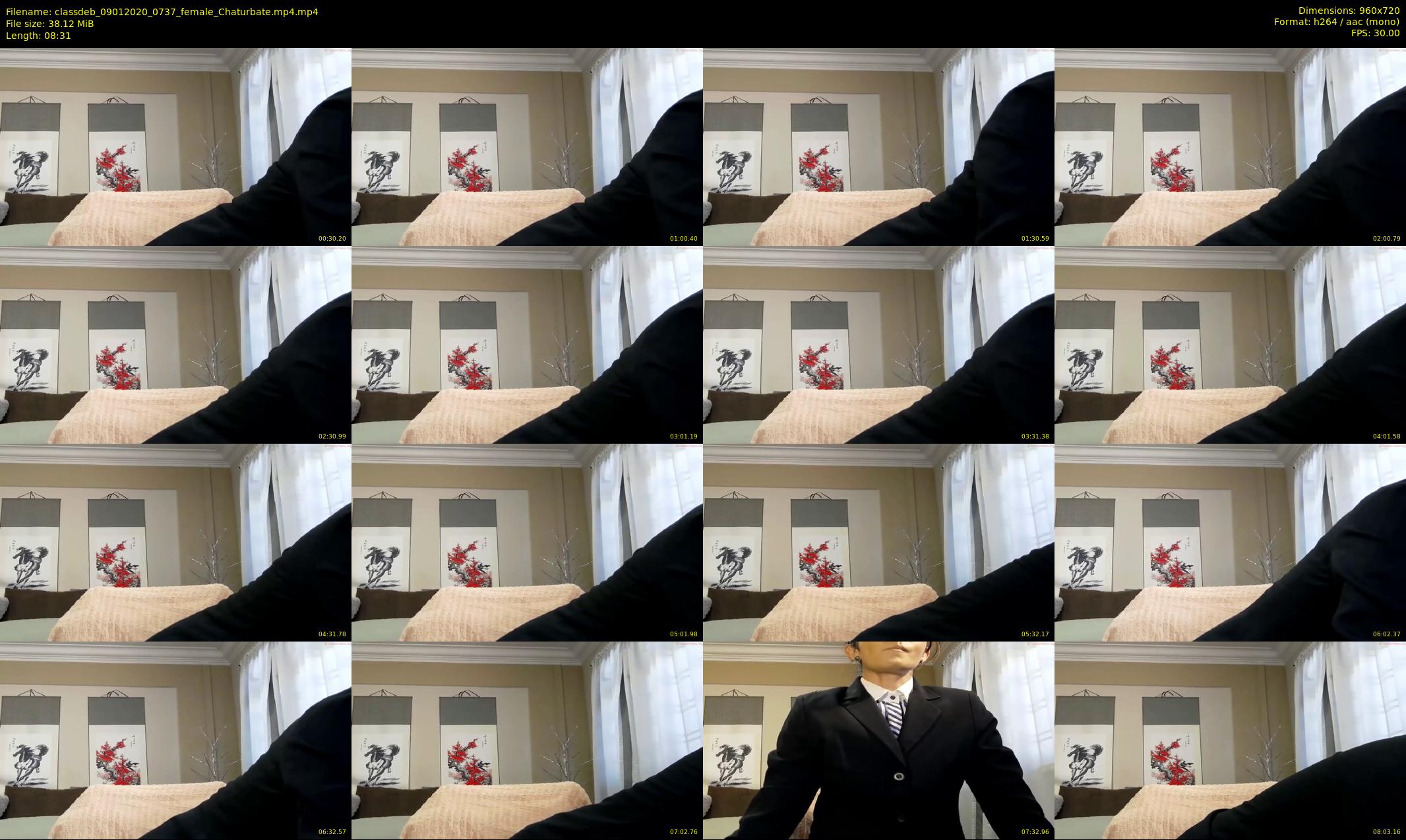 classdeb — 9 minute Chaturbate female cam show recording, 720p, Jan 9, 2020