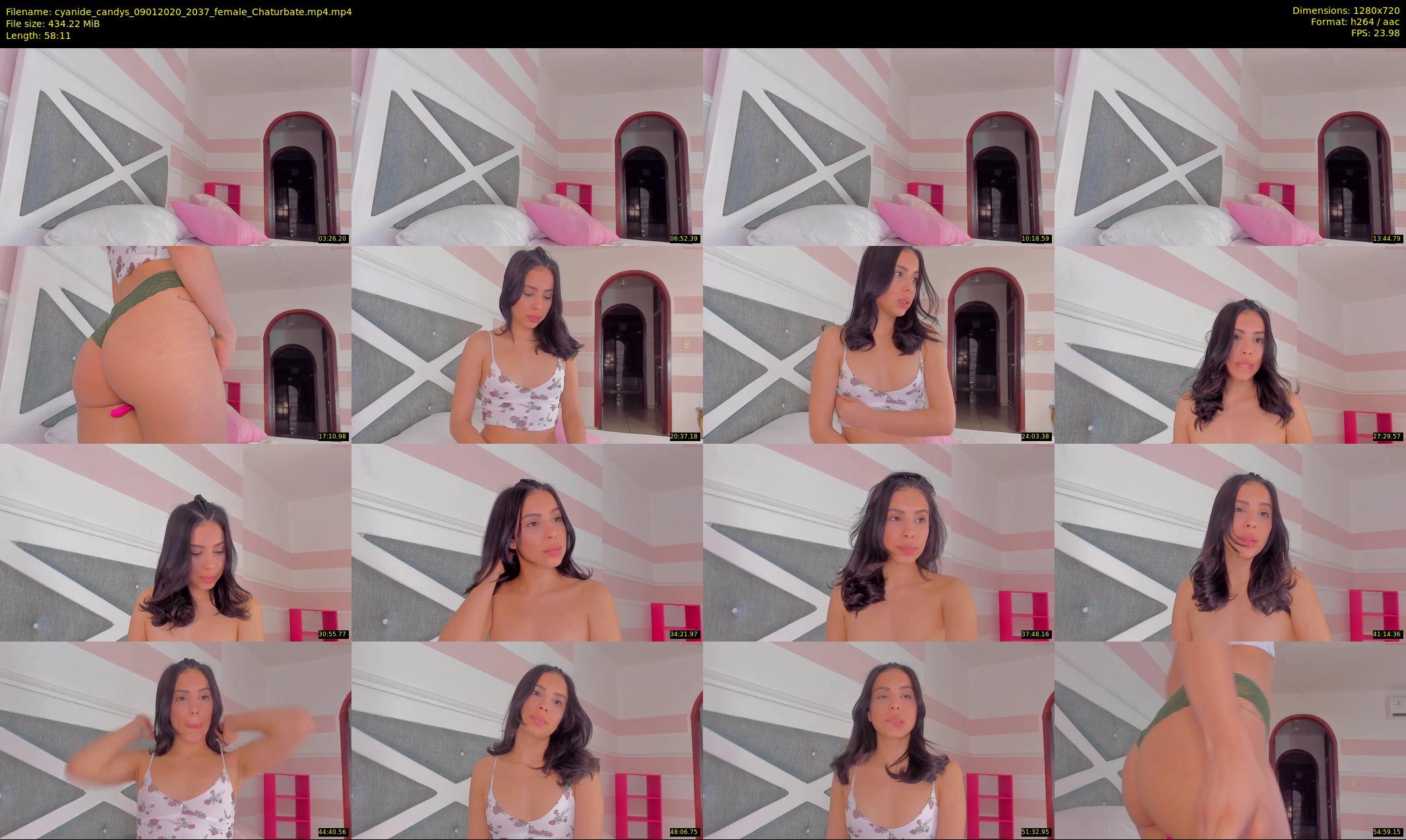 cyanide_candys — 59 minute Chaturbate female cam show recording, 720p, Jan 9, 2020