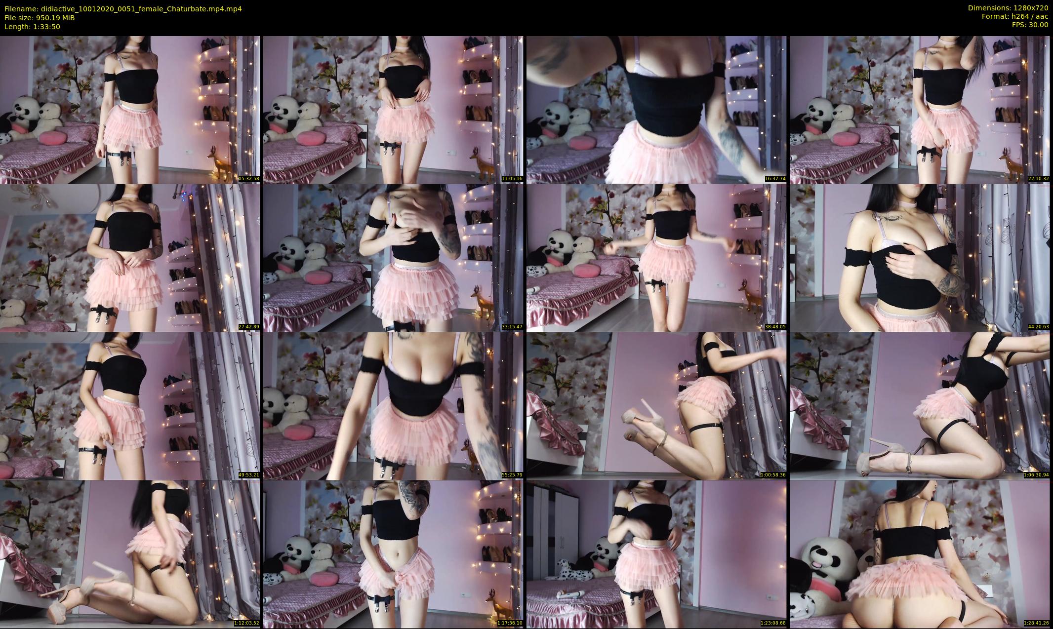 didiactive — 94 minute Chaturbate female cam show recording, 720p, Jan 10, 2020