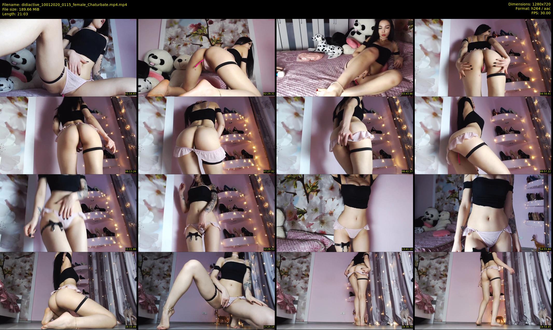 didiactive — 22 minute Chaturbate female cam show recording, 720p, Jan 10, 2020