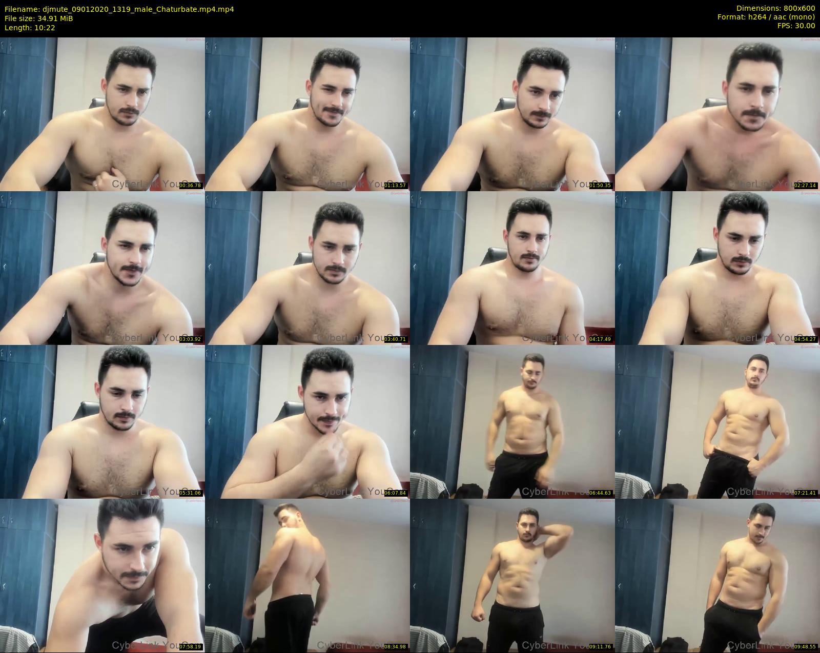 djmute — 11 minute Chaturbate male cam show recording, 480p, Jan 9, 2020