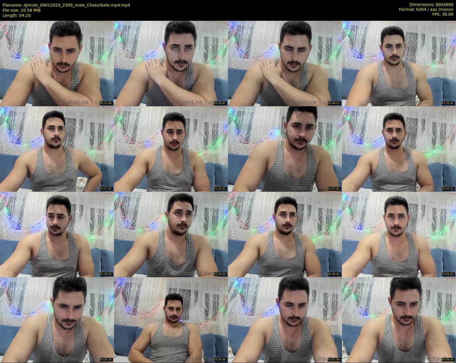 djmute — 5 minute Chaturbate male cam show recording, 480p, Jan 9, 2020