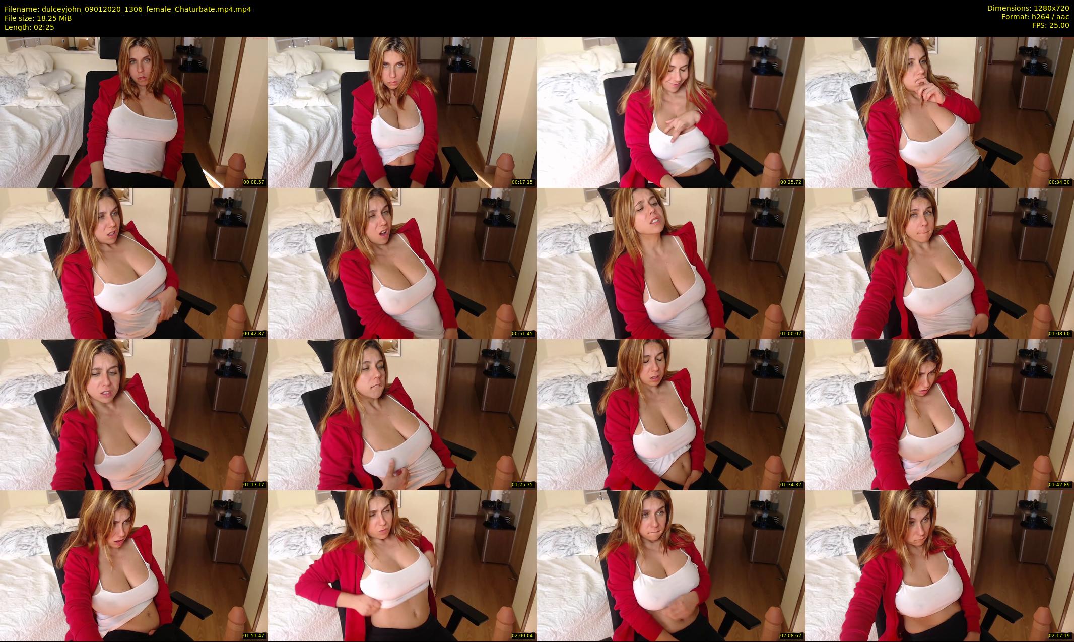 dulceyjohn — 3 minute Chaturbate female cam show recording, 720p, Jan 9, 2020