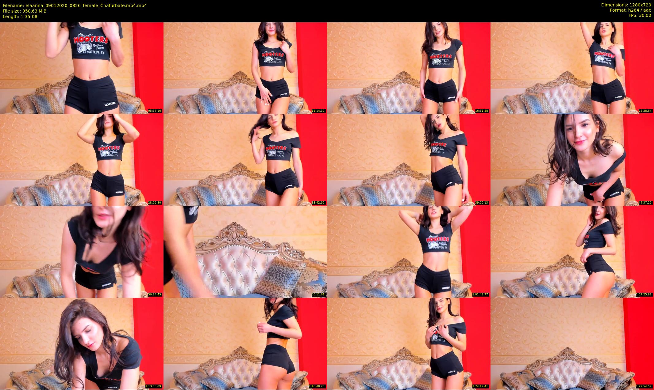 elaanna — 96 minute Chaturbate female cam show recording, 720p, Jan 9, 2020