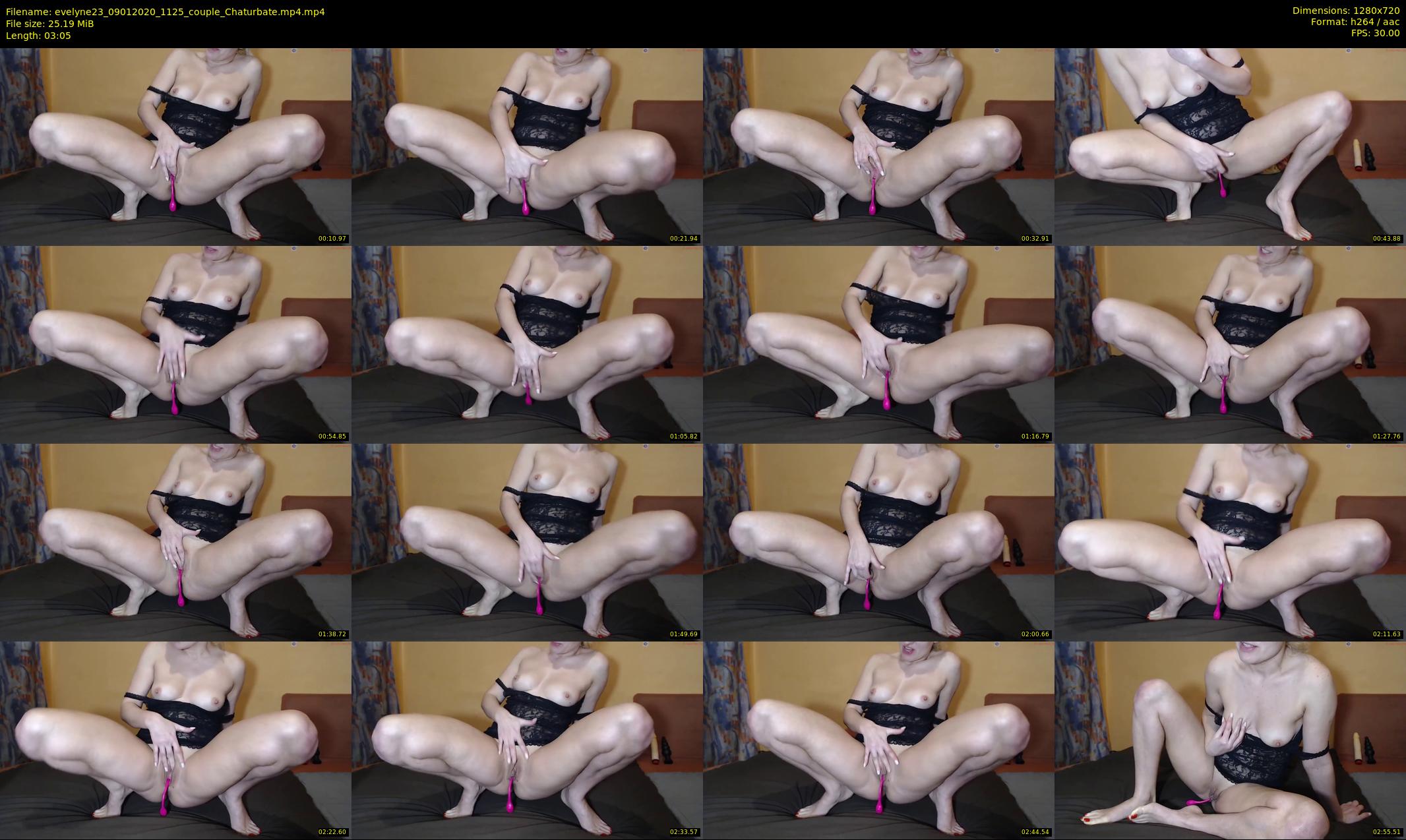 evelyne23 — 4 minute Chaturbate couple cam show recording, 720p, Jan 9, 2020