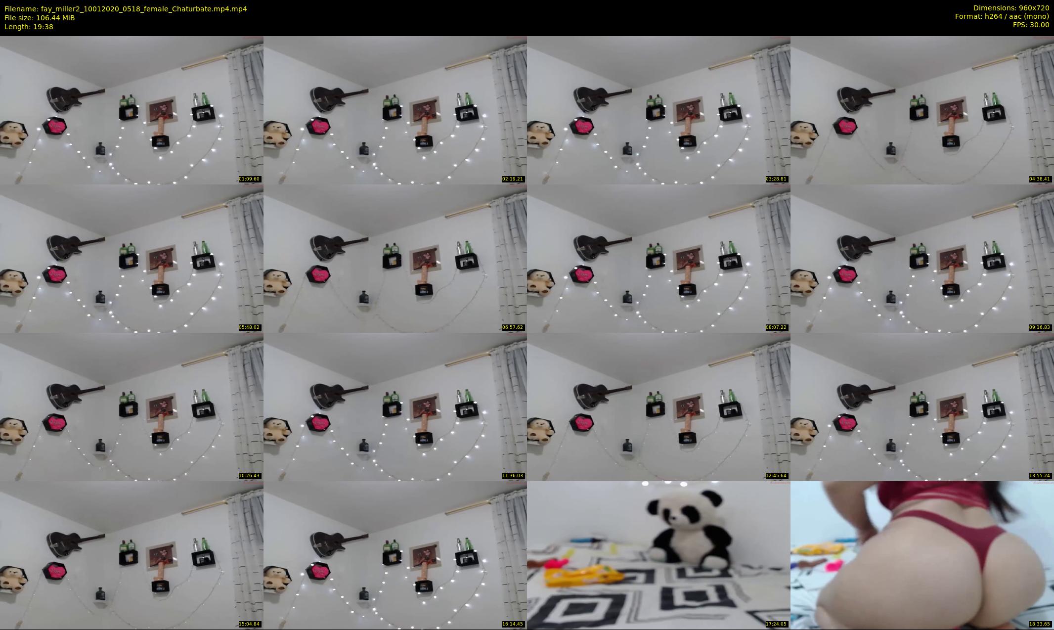 fay_miller2 — 20 minute Chaturbate female cam show recording, 720p, Jan 10, 2020