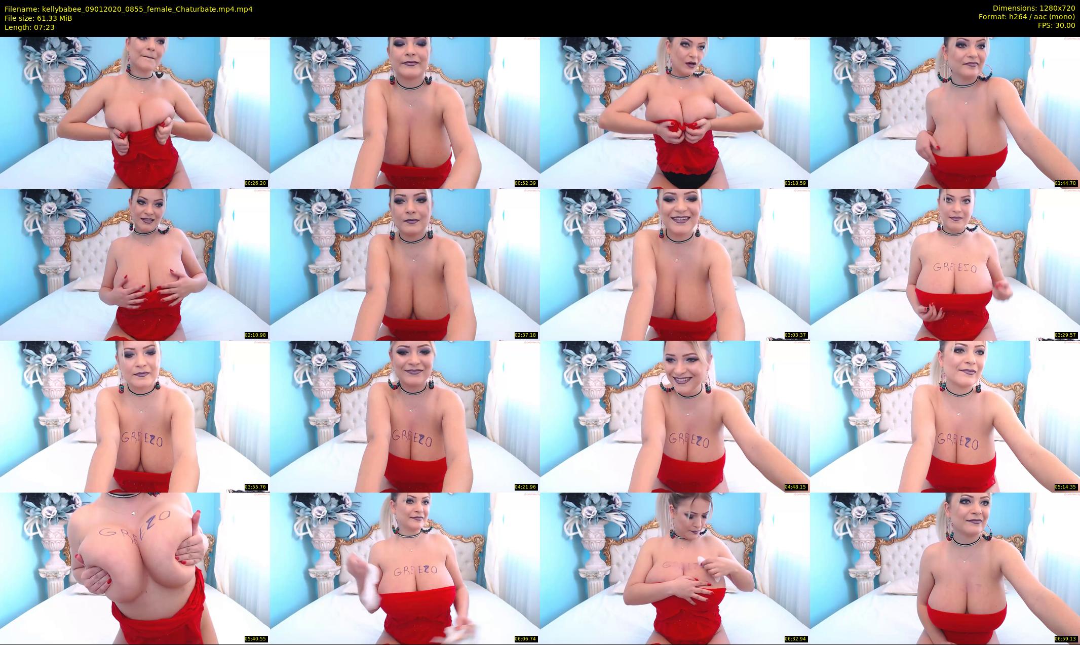 kellybabee — 8 minute Chaturbate female cam show recording, 720p, Jan 9, 2020