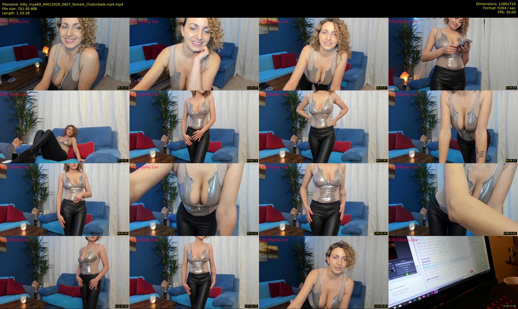 kitty_mya69 — 94 minute Chaturbate female cam show recording, 720p, Jan 9, 2020