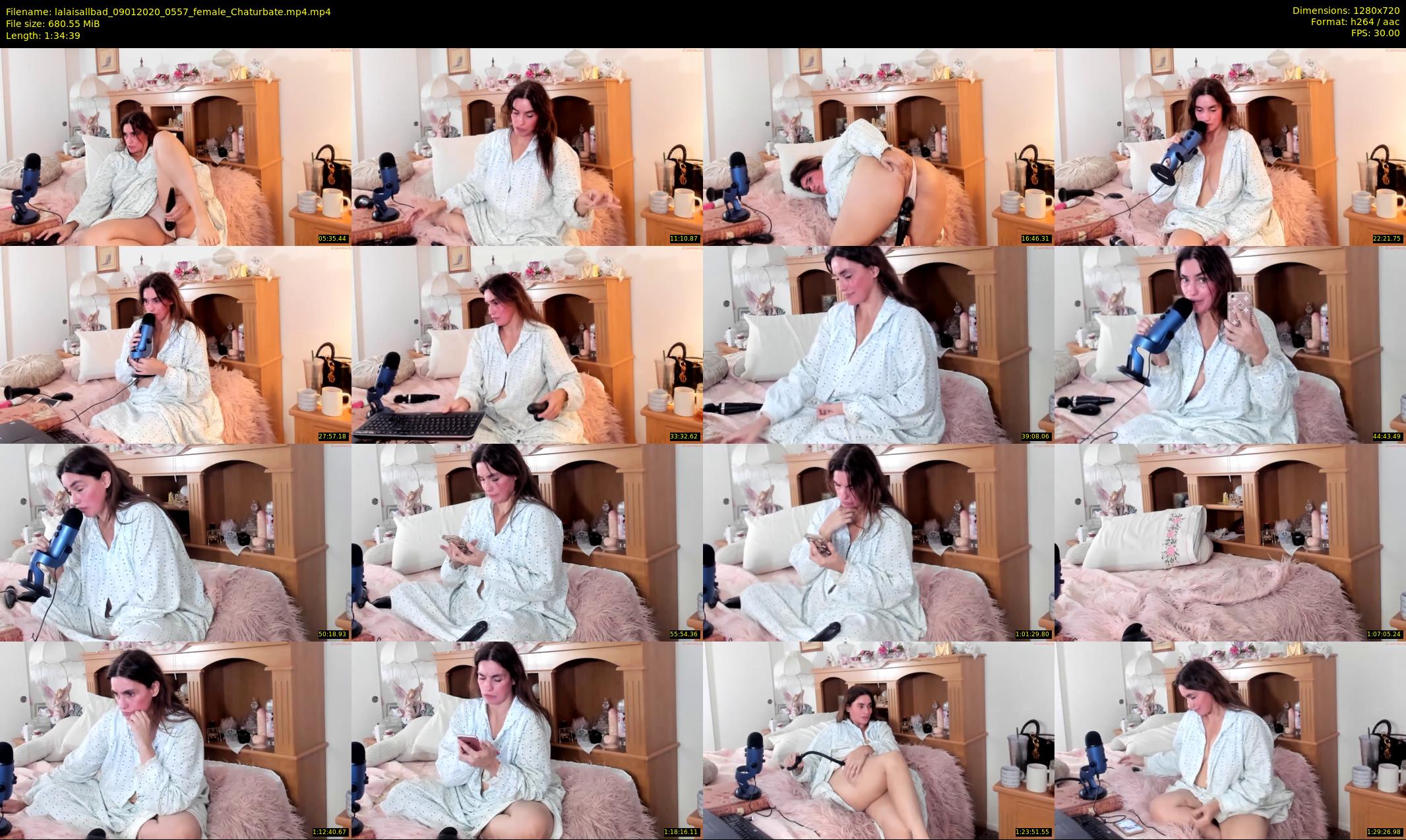 lalaisallbad — 95 minute Chaturbate female cam show recording, 720p, Jan 9, 2020
