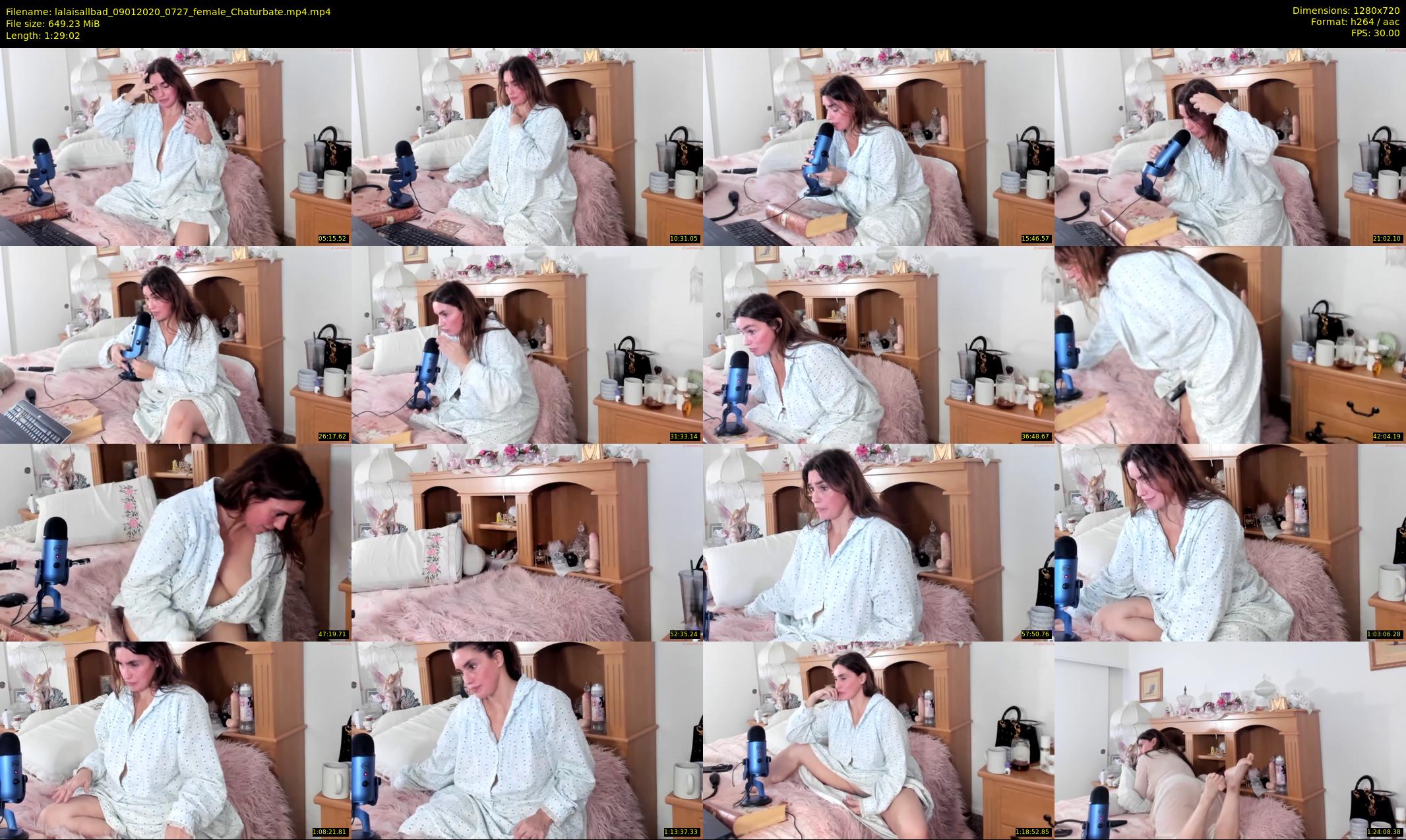 lalaisallbad — 90 minute Chaturbate female cam show recording, 720p, Jan 9, 2020