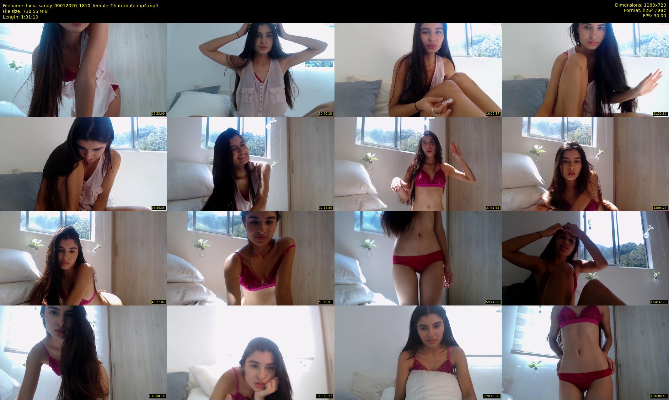 lucia_sandy — 92 minute Chaturbate female cam show recording, 720p, Jan 9, 2020
