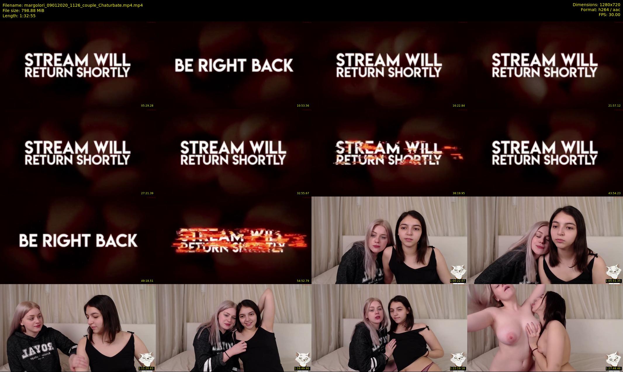margolori — 93 minute Chaturbate couple cam show recording, 720p, Jan 9, 2020