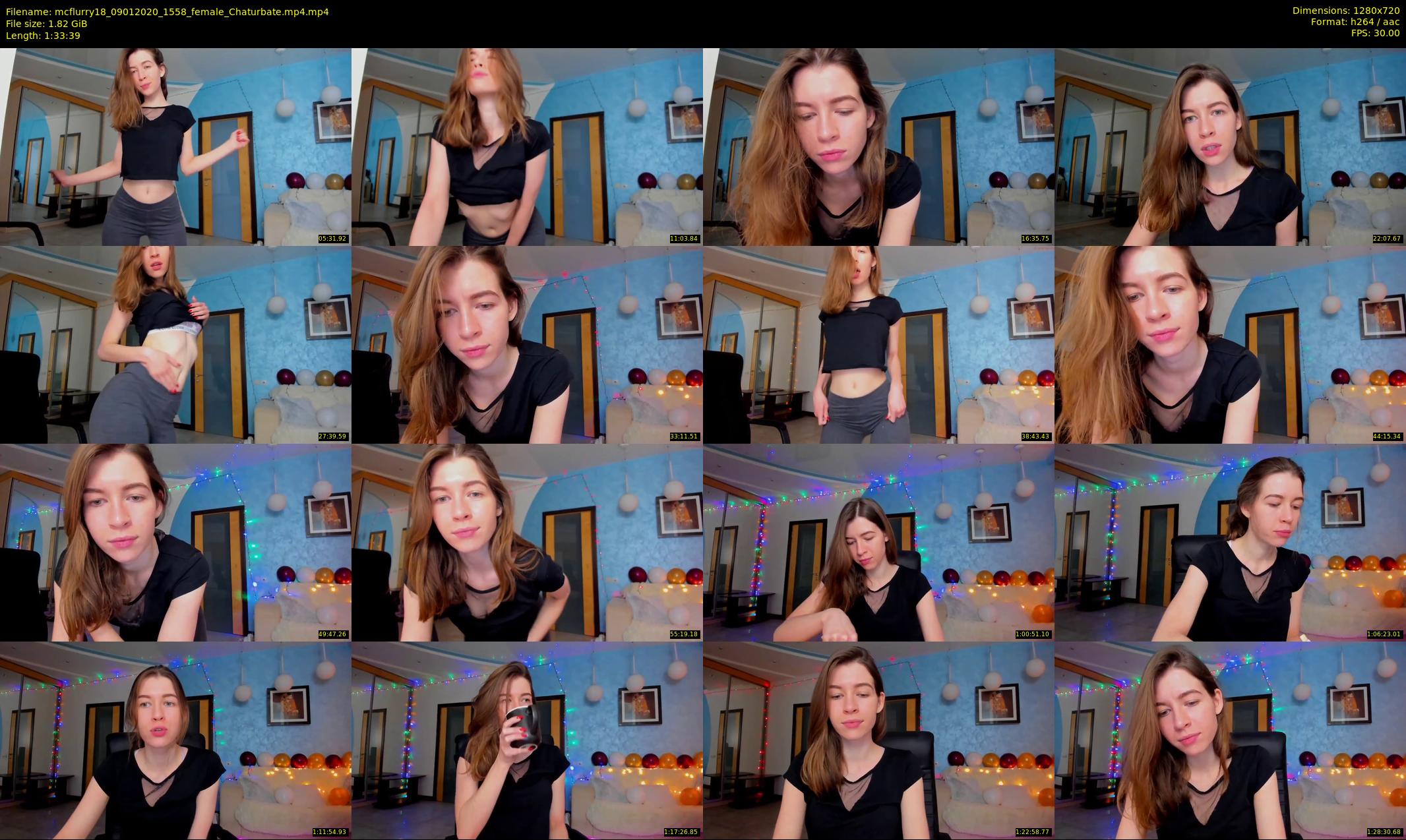 mcflurry18 — 94 minute Chaturbate female cam show recording, 720p, Jan 9, 2020