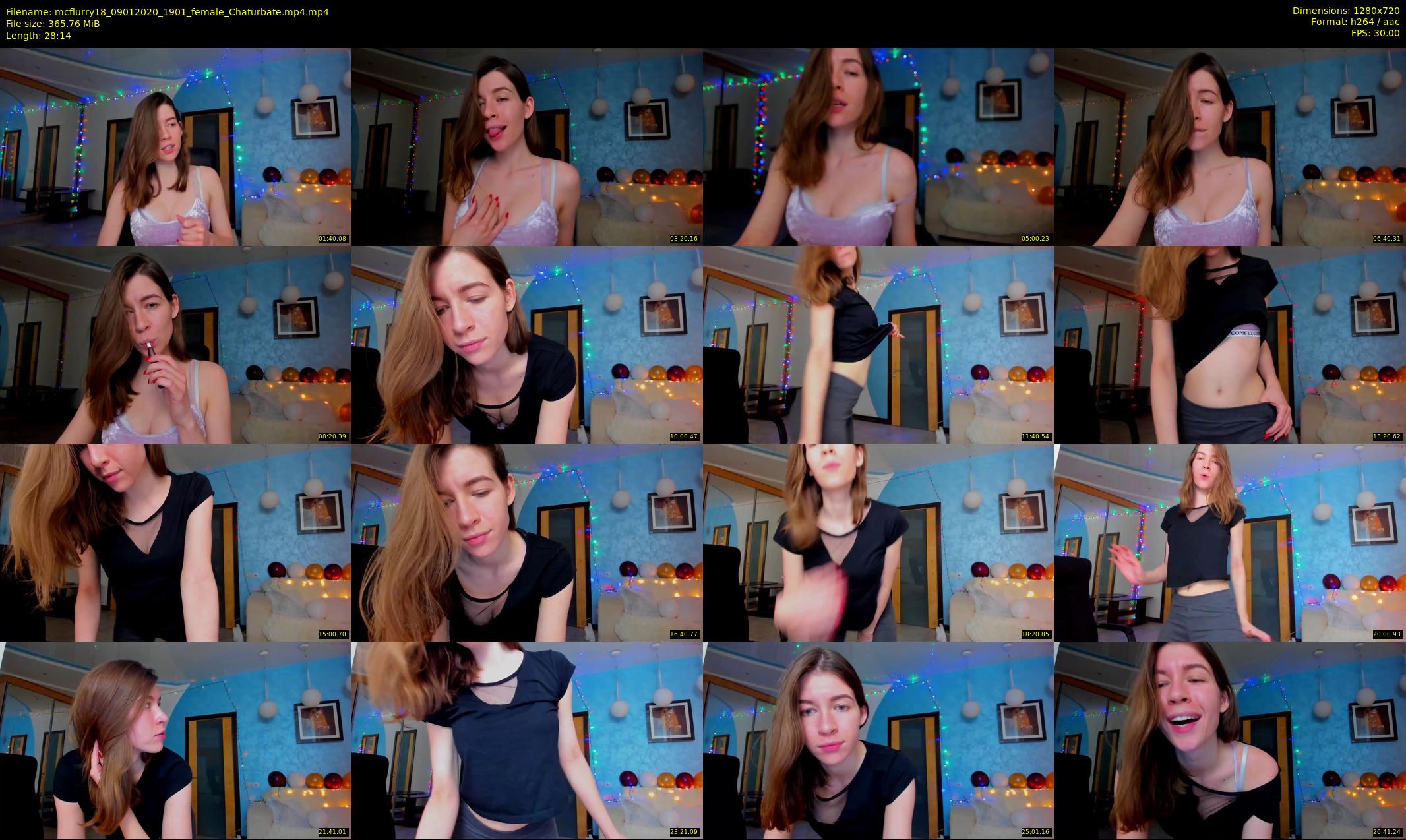 mcflurry18 — 29 minute Chaturbate female cam show recording, 720p, Jan 9, 2020