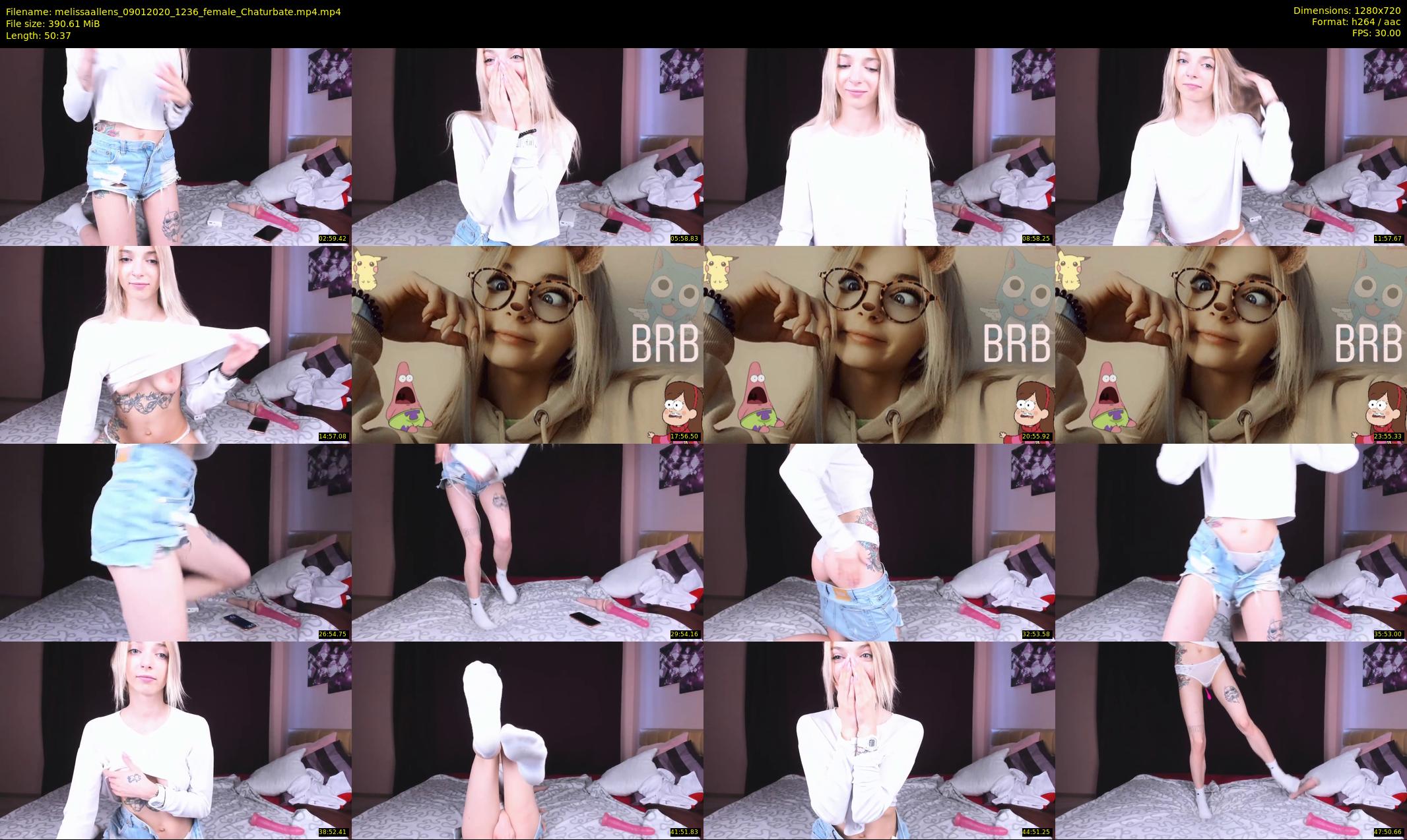 melissaallens — 51 minute Chaturbate female cam show recording, 720p, Jan 9, 2020