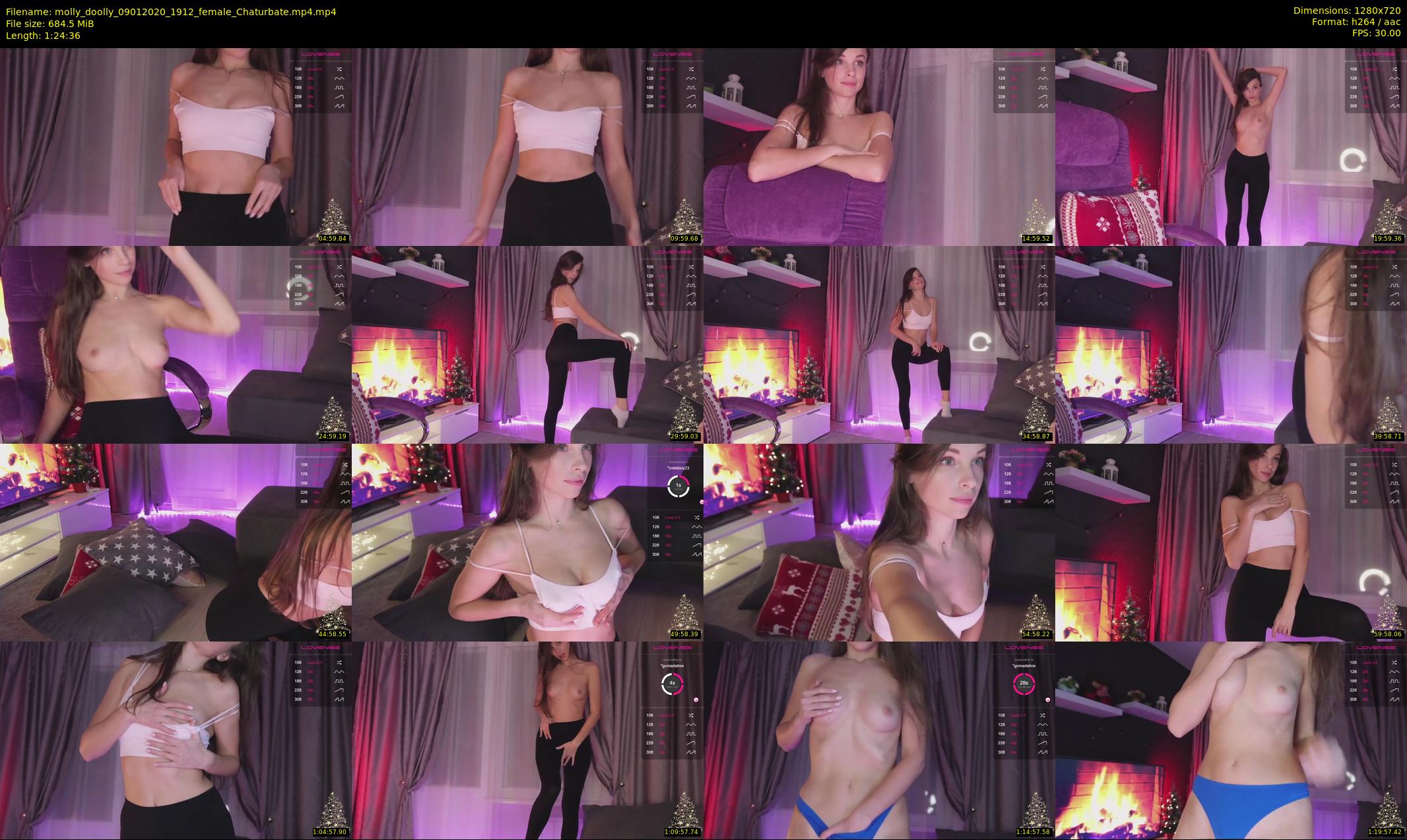 molly_doolly — 85 minute Chaturbate female cam show recording, 720p, Jan 9, 2020