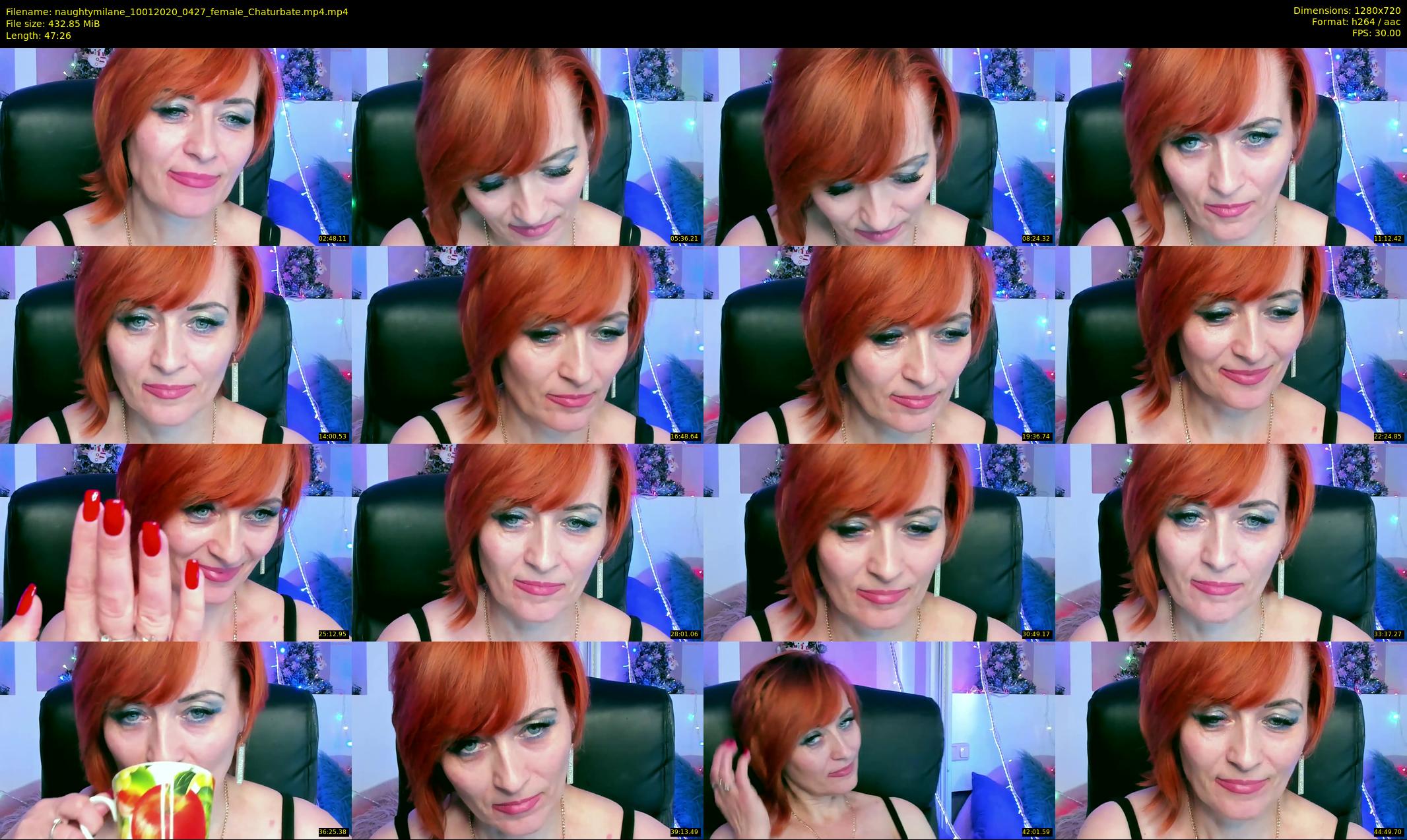 naughtymilane — 48 minute Chaturbate female cam show recording, 720p, Jan 10, 2020