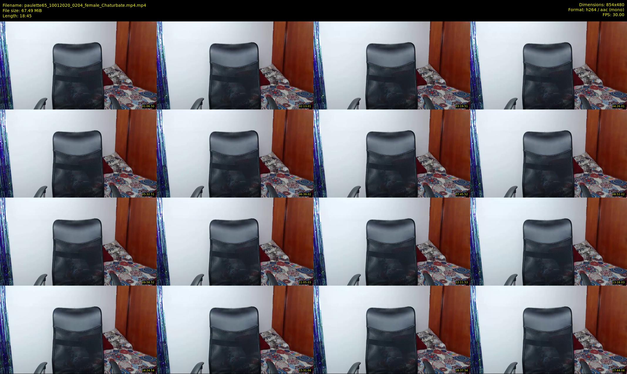 paulette65 — 19 minute Chaturbate female cam show recording, 480p, Jan 10, 2020