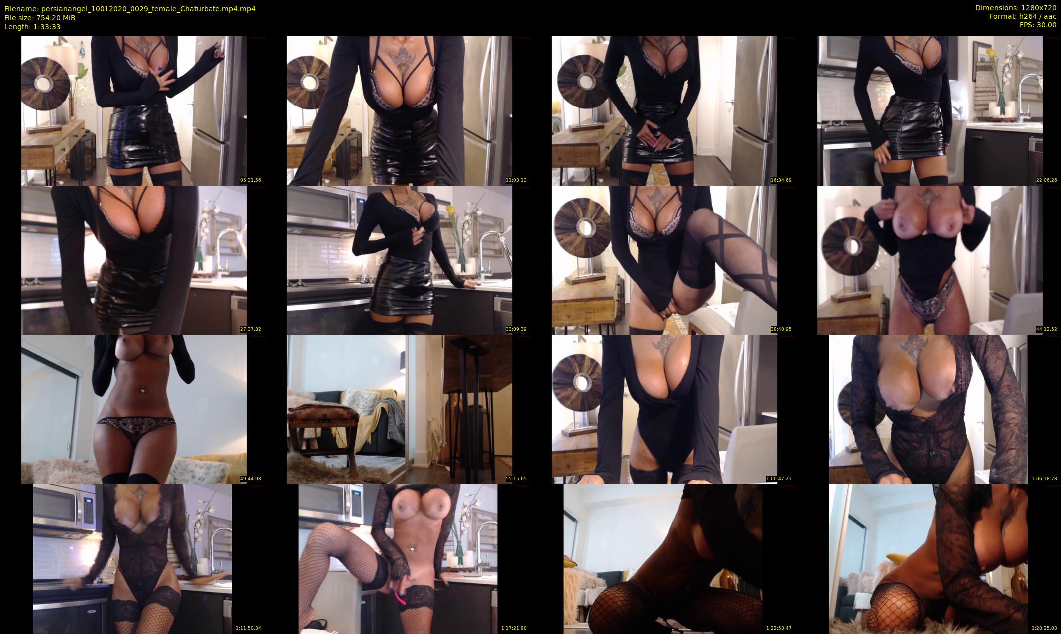 persianangel — 94 minute Chaturbate female cam show recording, 720p, Jan 10, 2020