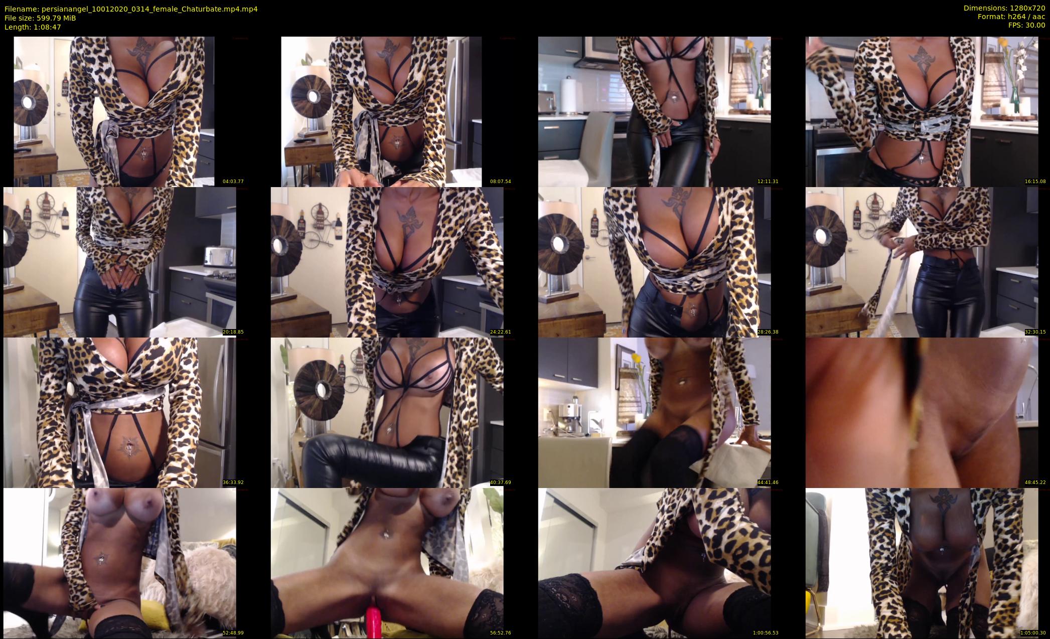 persianangel — 69 minute Chaturbate female cam show recording, 720p, Jan 10, 2020