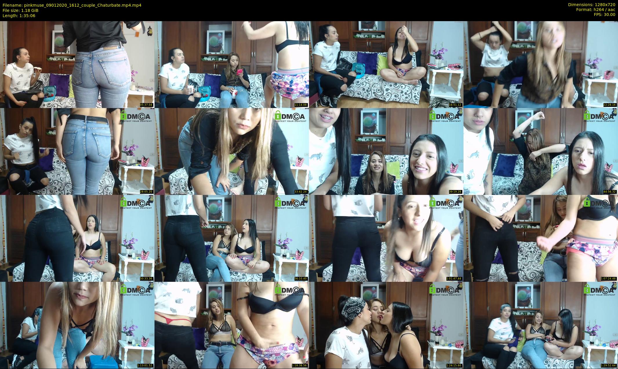 pinkmuse — 96 minute Chaturbate couple cam show recording, 720p, Jan 9, 2020
