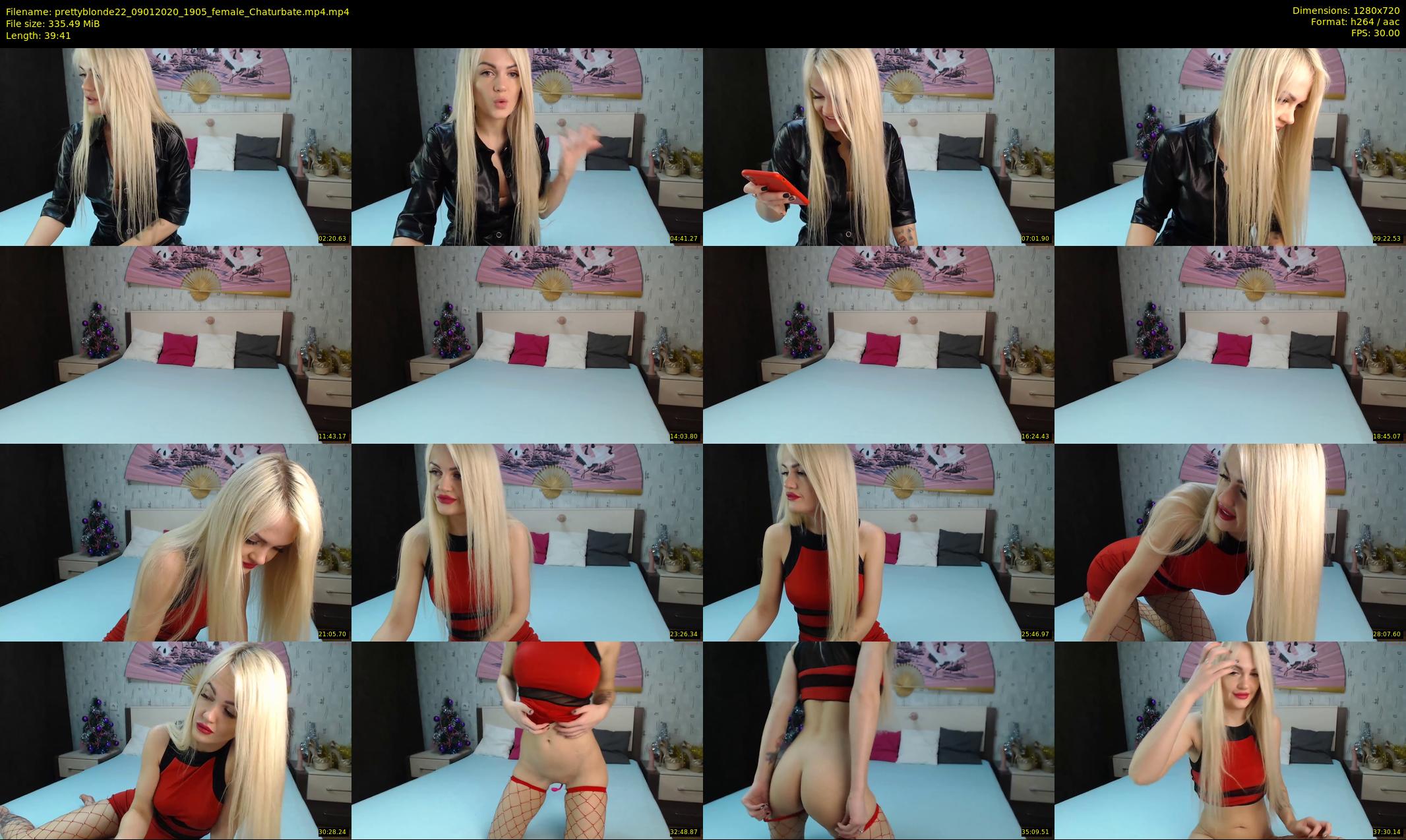 prettyblonde22 — 40 minute Chaturbate female cam show recording, 720p, Jan 9, 2020