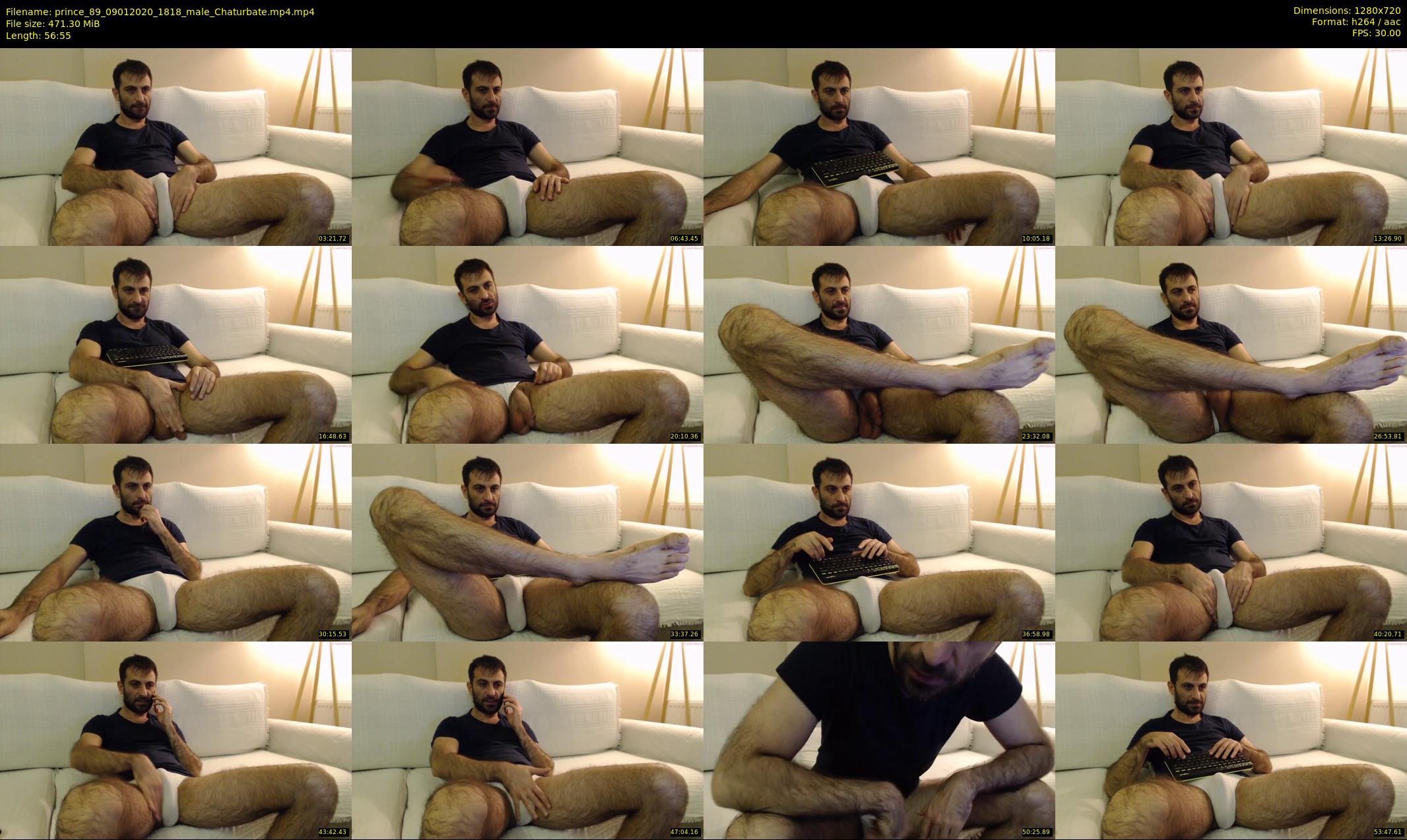 prince_89 — 57 minute Chaturbate male cam show recording, 720p, Jan 9, 2020