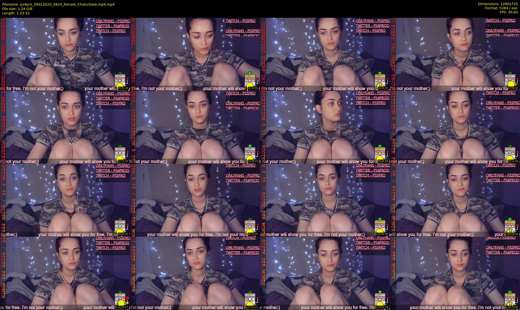 ps4pro — 94 minute Chaturbate female cam show recording, 720p, Jan 9, 2020