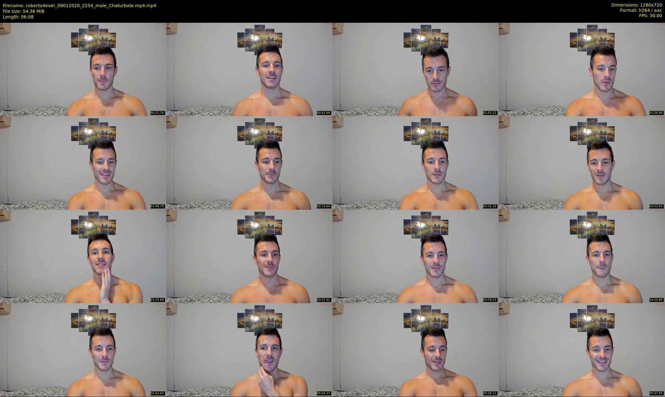 roberto4ever — 7 minute Chaturbate male cam show recording, 720p, Jan 9, 2020